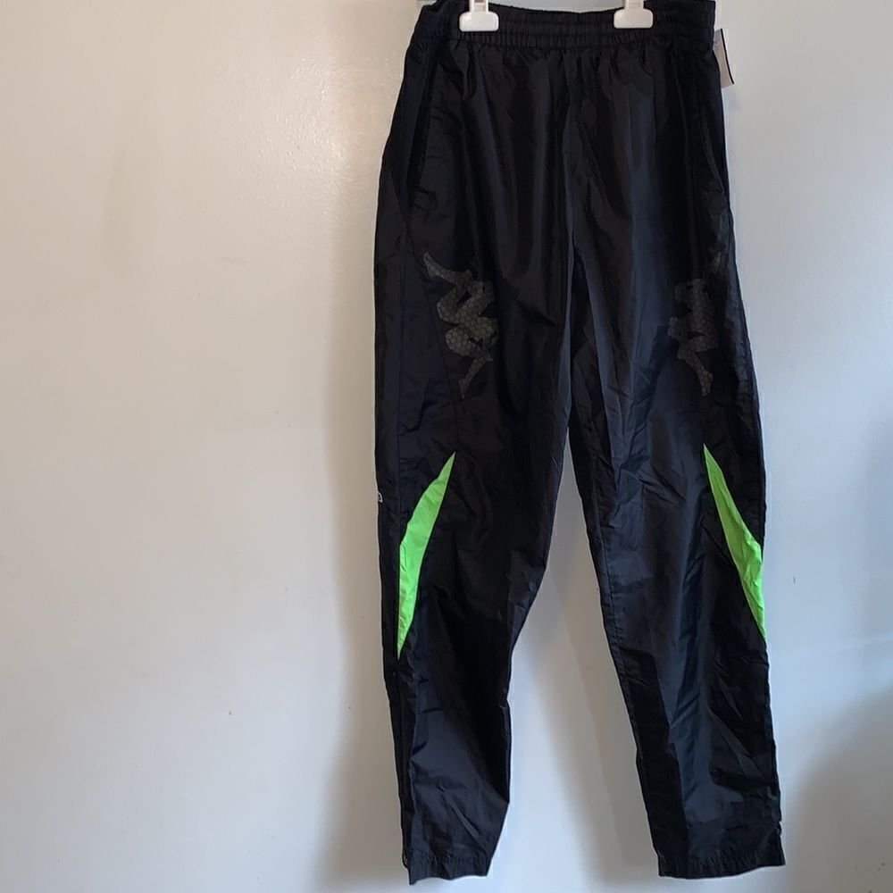 EXCELLENT CONDITION UNISEX MEDIUM KAPPA NYLON JOGGERS - Picture 2 of 9